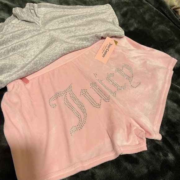 Juicy Couture Other - NWT Juicy Couture Velvet Sleep /Lounge Shorts 2 Piece.Size Medium